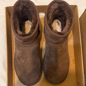 UGG Brown Heeled Boots
